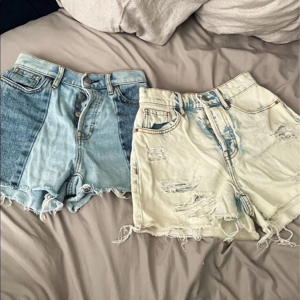 pacsun denim shorts